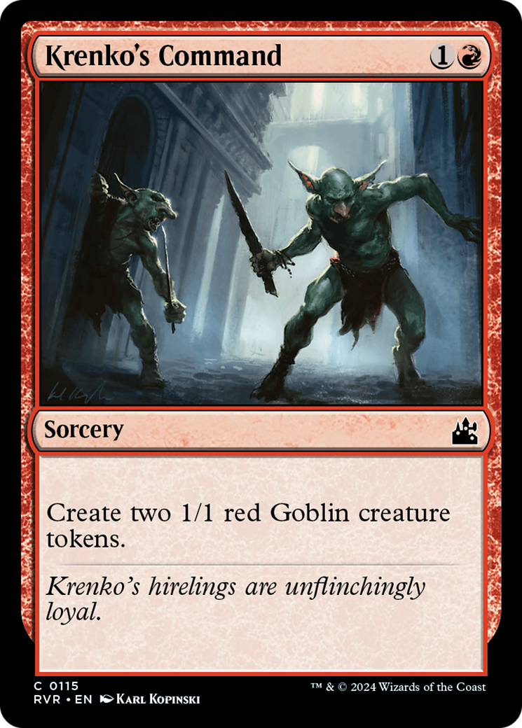 Krenko's Command [Ravnica Remastered] | Card Merchant Takapuna