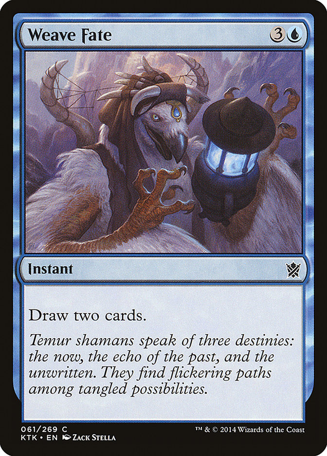 Weave Fate [Khans of Tarkir] | Card Merchant Takapuna