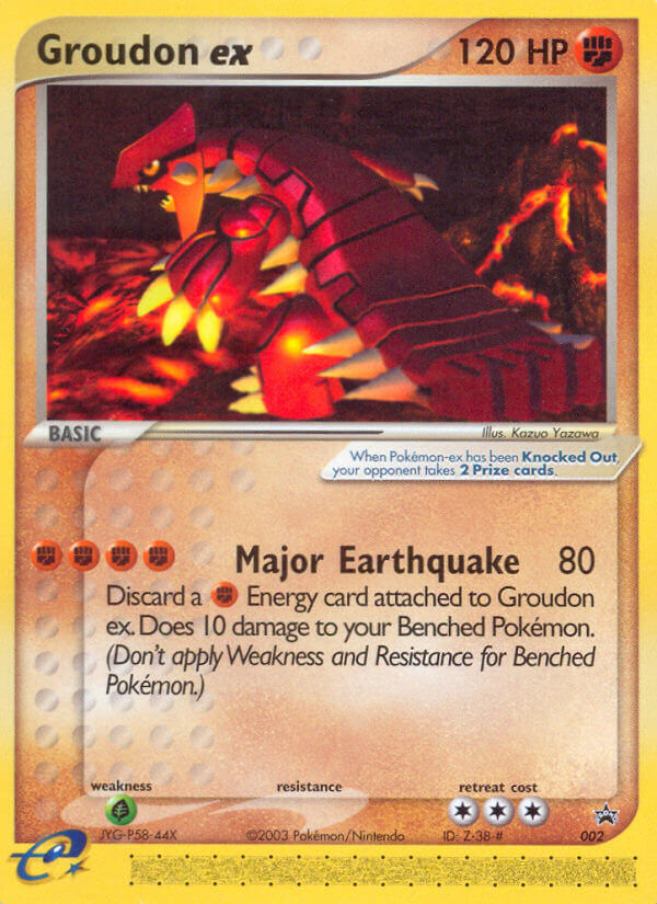 Groudon ex (002) [Nintendo: Black Star Promos] | Card Merchant Takapuna