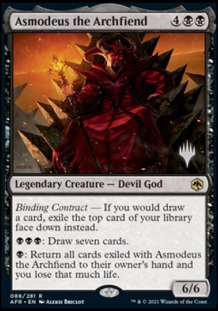 Asmodeus the Archfiend (Promo Pack) [Dungeons & Dragons: Adventures in the Forgotten Realms Promos] | Card Merchant Takapuna