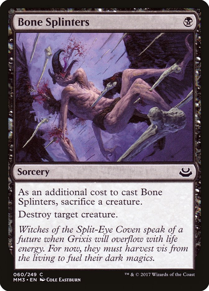 Bone Splinters [Modern Masters 2017] | Card Merchant Takapuna