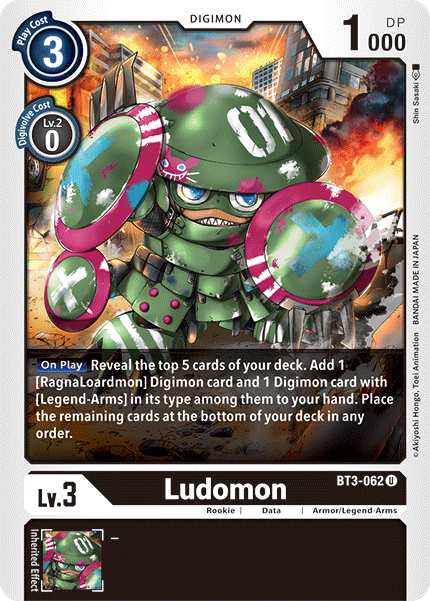 Ludomon [BT3-062] [Release Special Booster Ver.1.5] | Card Merchant Takapuna