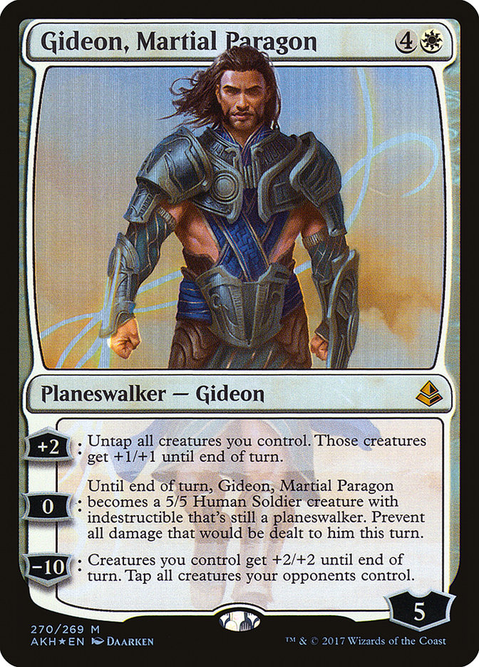 Gideon, Martial Paragon [Amonkhet] | Card Merchant Takapuna