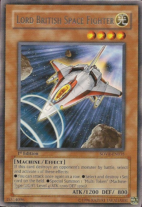 Lord British Space Fighter [SOVR-EN035] Rare | Card Merchant Takapuna