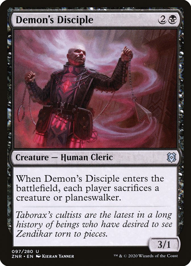 Demon's Disciple [Zendikar Rising] | Card Merchant Takapuna