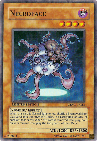 Necroface [CRMS-ENSE1] Super Rare | Card Merchant Takapuna