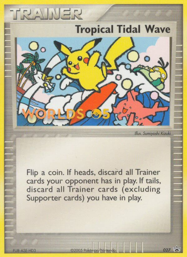 Tropical Tidal Wave (027) [Nintendo: Black Star Promos] | Card Merchant Takapuna