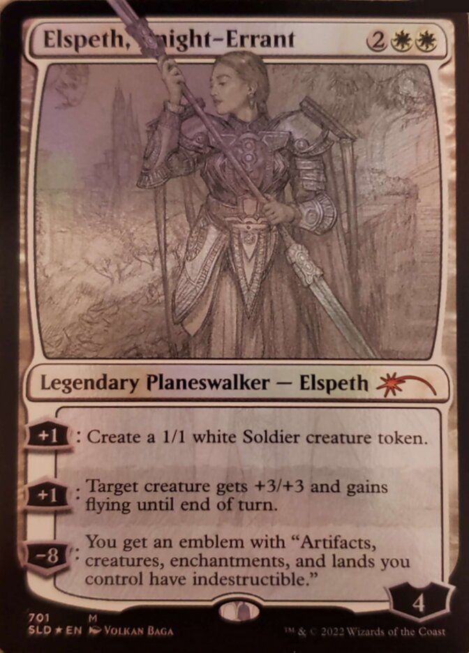 Elspeth, Knight-Errant (Sketch) [Secret Lair Drop Promos] | Card Merchant Takapuna