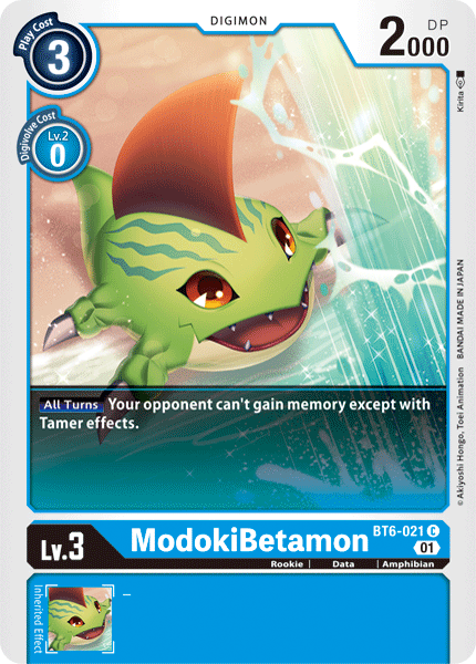 ModokiBetamon [BT6-021] [Double Diamond] | Card Merchant Takapuna