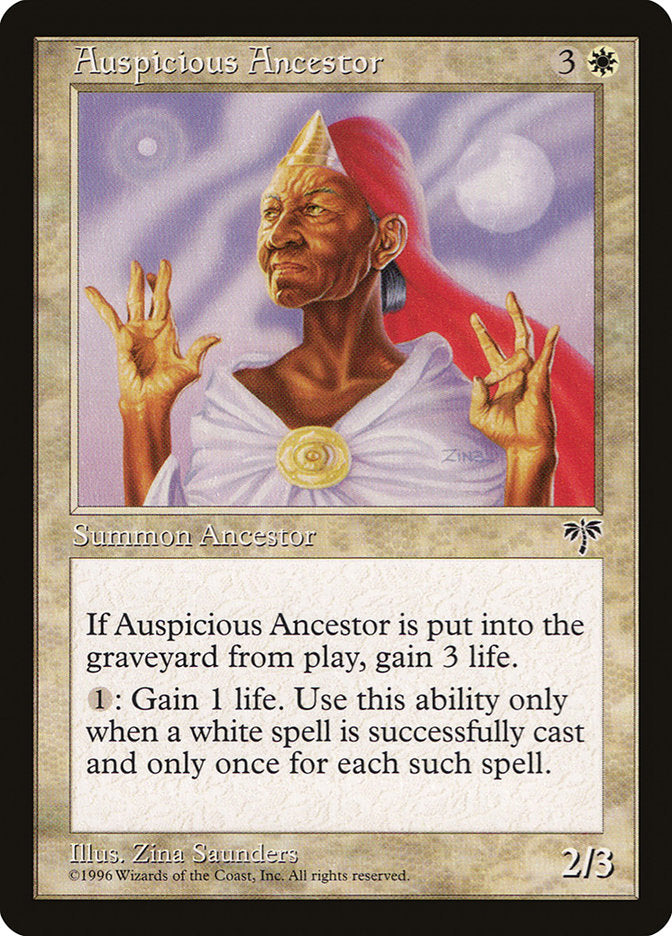 Auspicious Ancestor [Mirage] | Card Merchant Takapuna