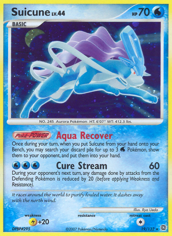 Suicune (19/132) [Diamond & Pearl: Secret Wonders] | Card Merchant Takapuna