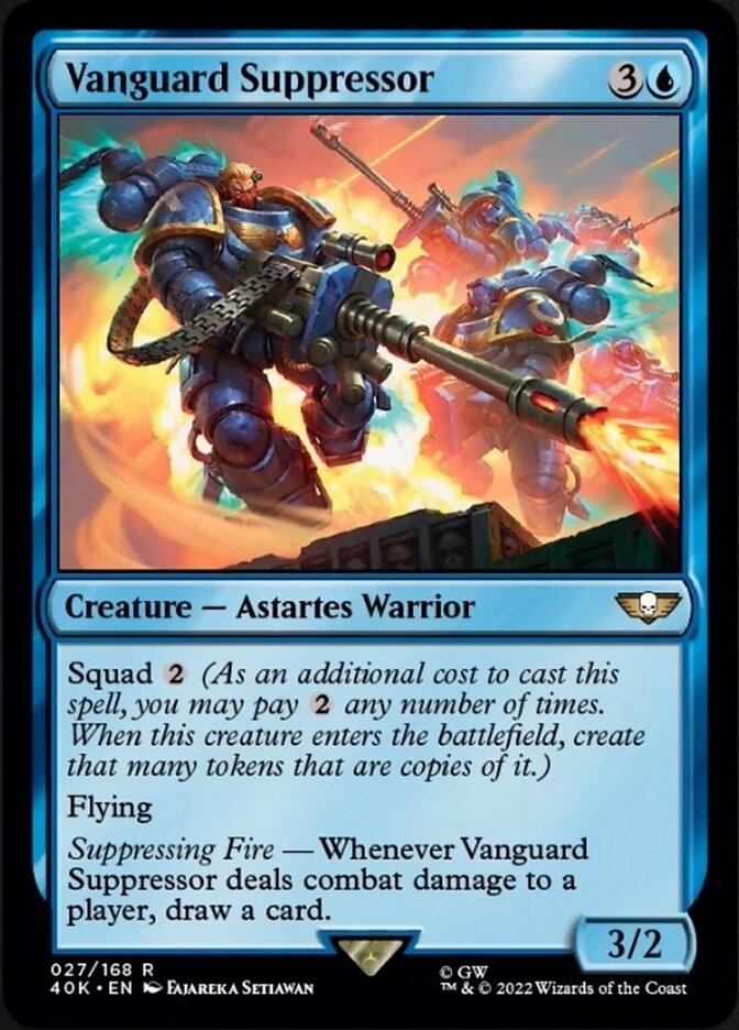 Vanguard Suppressor (Surge Foil) [Warhammer 40,000] | Card Merchant Takapuna