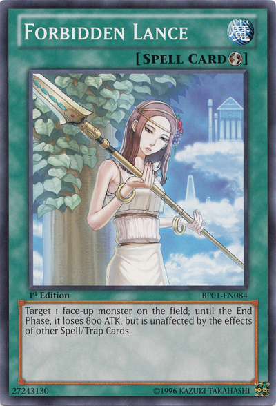 Forbidden Lance [BP01-EN084] Common | Card Merchant Takapuna