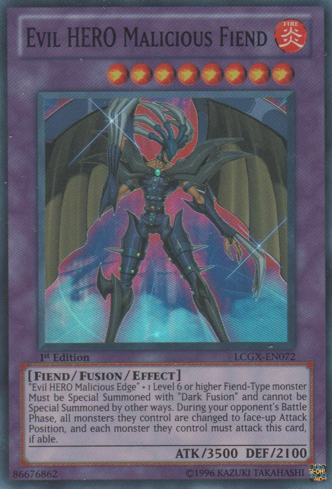 Evil HERO Malicious Fiend [LCGX-EN072] Super Rare | Card Merchant Takapuna