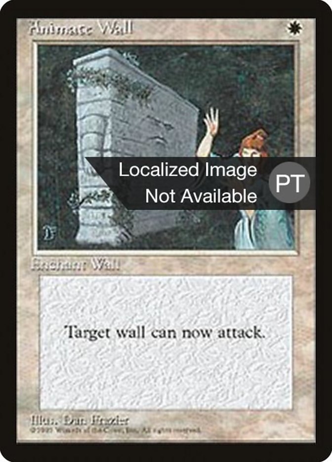 Animate Wall [Fourth Edition (Foreign Black Border)] | Card Merchant Takapuna