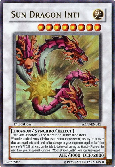 Sun Dragon Inti [ABPF-EN042] Ultra Rare | Card Merchant Takapuna