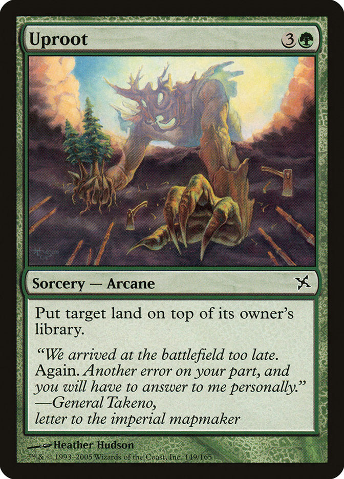 Uproot [Betrayers of Kamigawa] | Card Merchant Takapuna