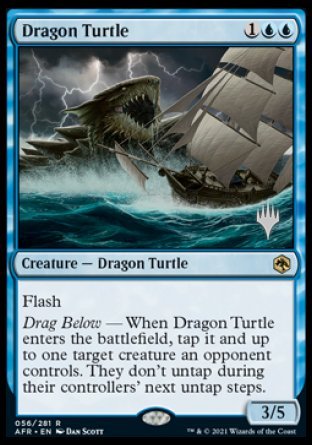 Dragon Turtle (Promo Pack) [Dungeons & Dragons: Adventures in the Forgotten Realms Promos] | Card Merchant Takapuna