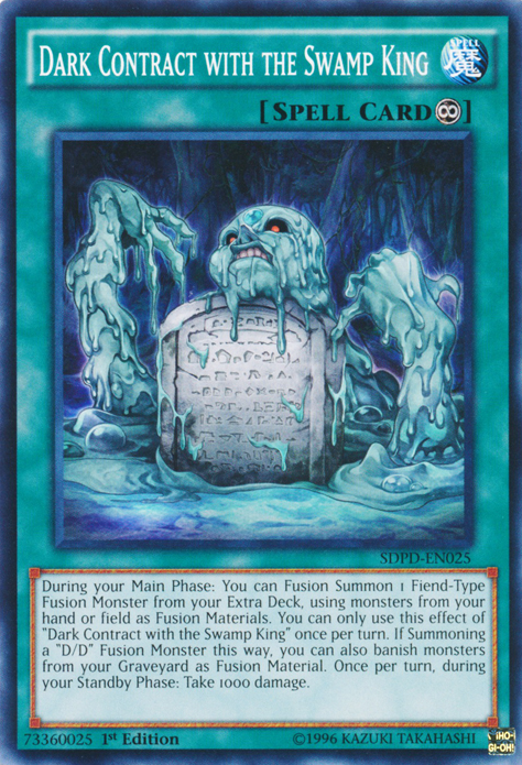 Dark Contract with the Swamp King [SDPD-EN025] Common | Card Merchant Takapuna