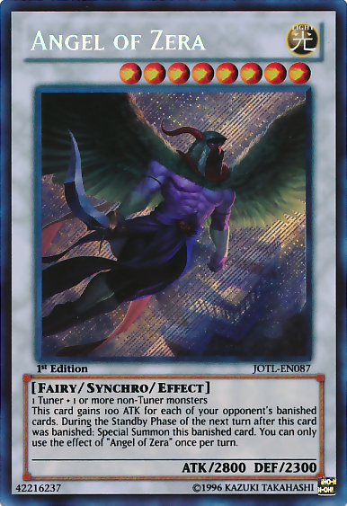 Angel of Zera [JOTL-EN087] Secret Rare | Card Merchant Takapuna