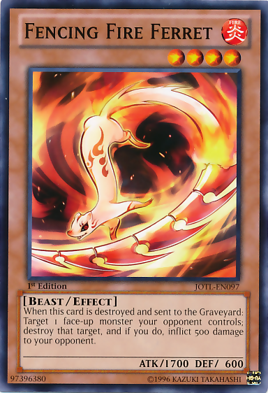 Fencing Fire Ferret [JOTL-EN097] Common | Card Merchant Takapuna