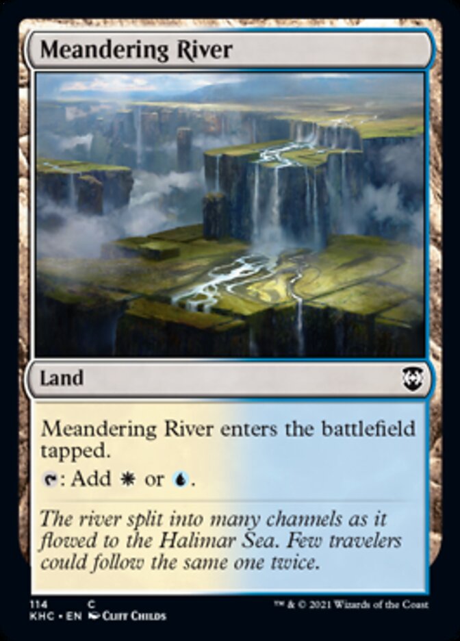 Meandering River [Kaldheim Commander] | Card Merchant Takapuna