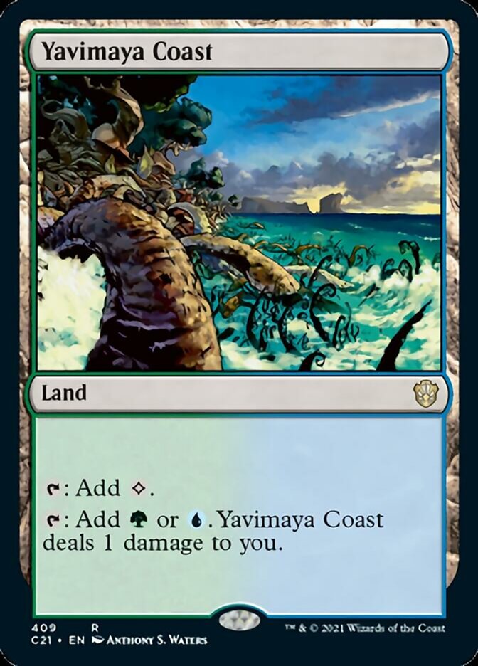 Yavimaya Coast [Commander 2021] | Card Merchant Takapuna