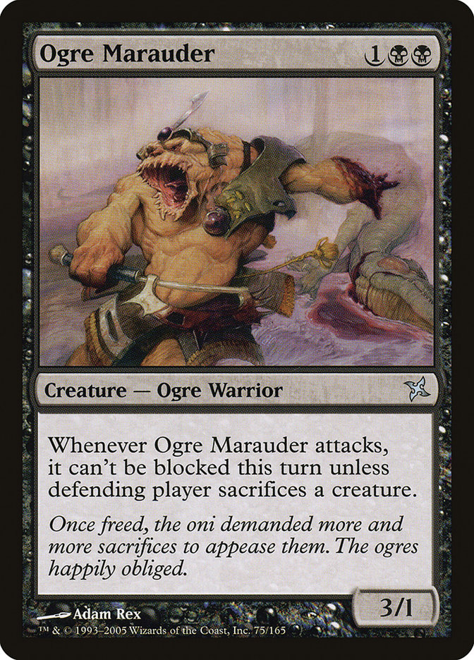 Ogre Marauder [Betrayers of Kamigawa] | Card Merchant Takapuna