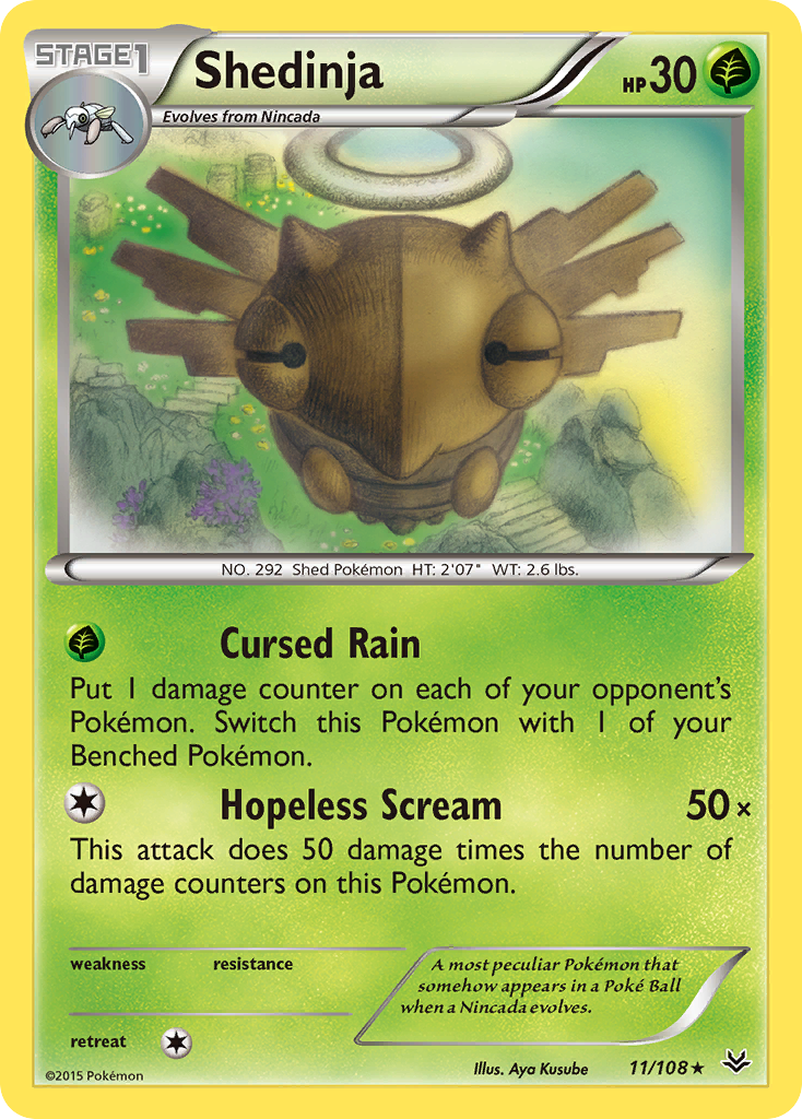 Shedinja (11/108) [XY: Roaring Skies] | Card Merchant Takapuna