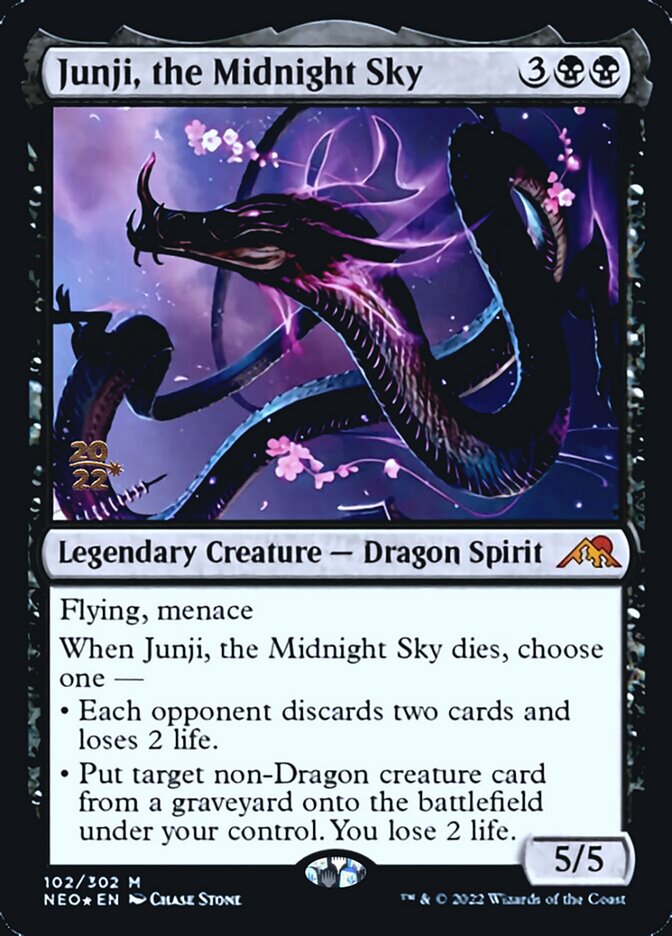 Junji, the Midnight Sky [Kamigawa: Neon Dynasty Prerelease Promos] | Card Merchant Takapuna