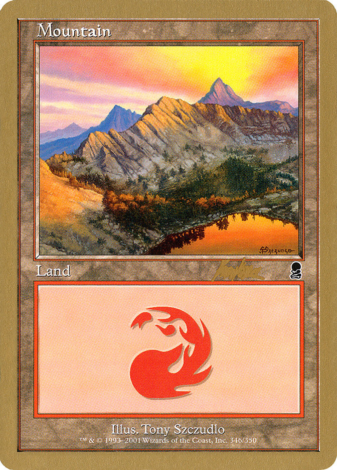 Mountain (bk346) (Brian Kibler) [World Championship Decks 2002] | Card Merchant Takapuna