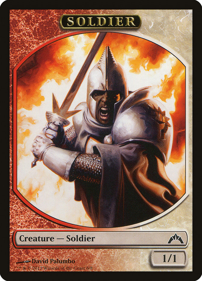 Soldier Token [Gatecrash Tokens] | Card Merchant Takapuna