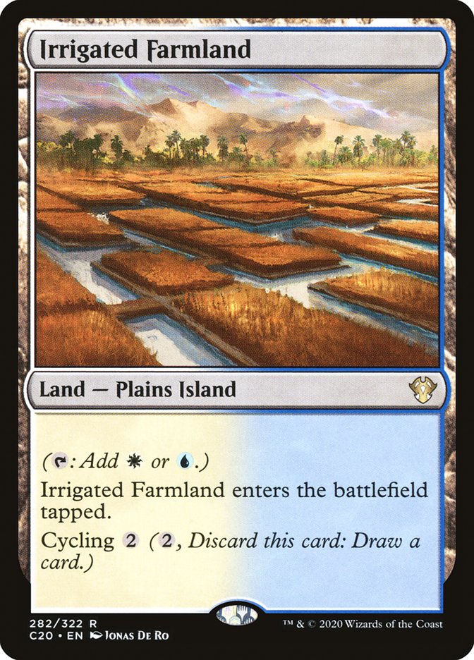 Irrigated Farmland [Commander 2020] | Card Merchant Takapuna