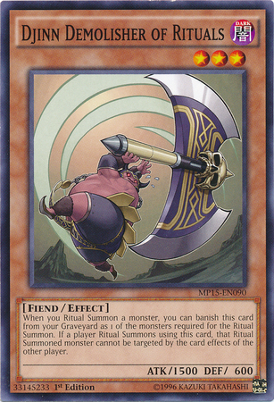 Djinn Demolisher of Rituals [MP15-EN090] Common | Card Merchant Takapuna