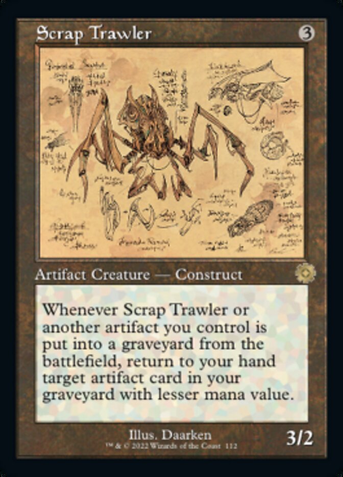 Scrap Trawler (Retro Schematic) [The Brothers' War Retro Artifacts] | Card Merchant Takapuna