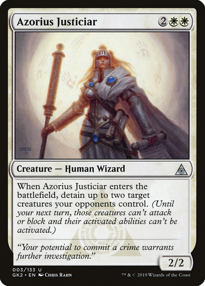 Azorius Justiciar [Ravnica Allegiance Guild Kit] | Card Merchant Takapuna