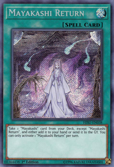 Mayakashi Return [HISU-EN038] Secret Rare | Card Merchant Takapuna