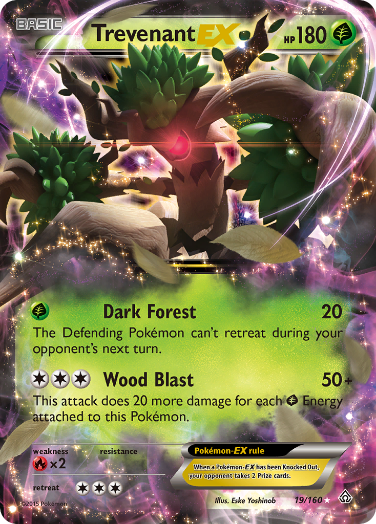 Trevenant EX (19/160) [XY: Primal Clash] | Card Merchant Takapuna