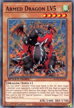 Armed Dragon LV5 [SGX1-ENC07] Common | Card Merchant Takapuna