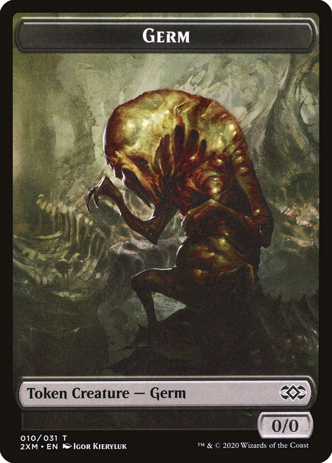 Ape // Germ Double-Sided Token [Double Masters Tokens] | Card Merchant Takapuna