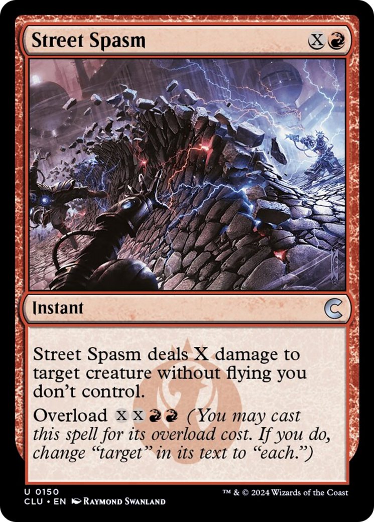 Street Spasm [Ravnica: Clue Edition] | Card Merchant Takapuna