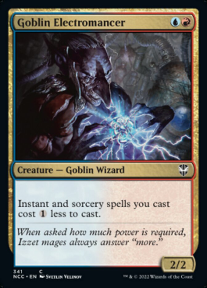 Goblin Electromancer [Streets of New Capenna Commander] | Card Merchant Takapuna