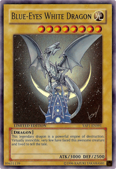 Blue-Eyes White Dragon [YAP1-EN001] Ultra Rare | Card Merchant Takapuna