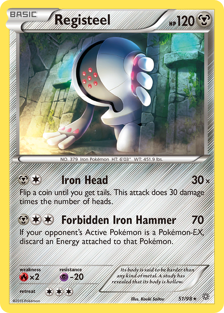 Registeel (51/98) [XY: Ancient Origins] | Card Merchant Takapuna