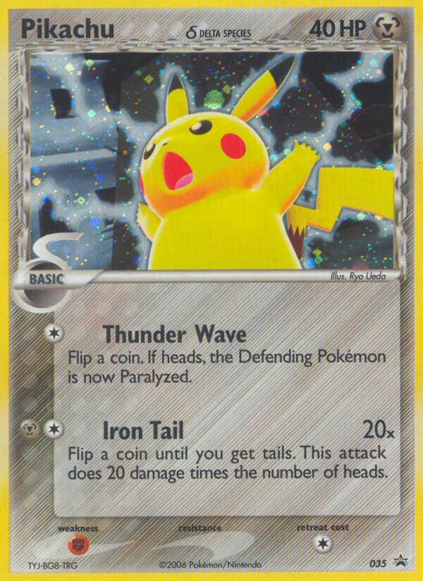 Pikachu (035) (Delta Species) [Nintendo: Black Star Promos] | Card Merchant Takapuna