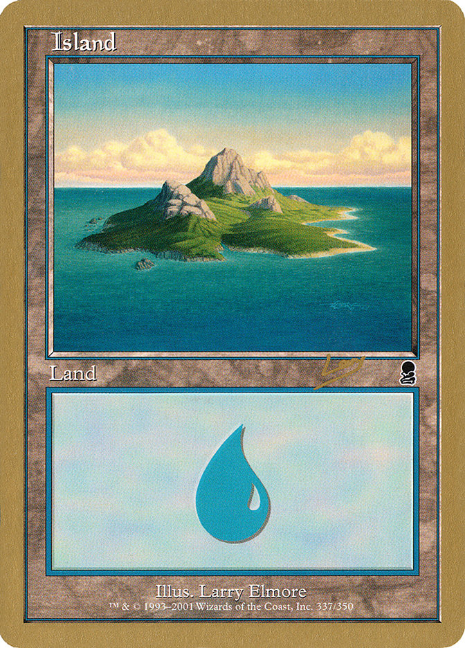 Island (rl337) (Raphael Levy) [World Championship Decks 2002] | Card Merchant Takapuna