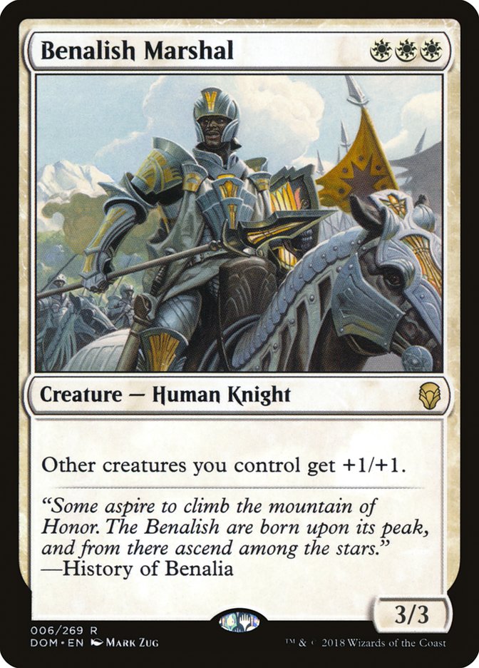 Benalish Marshal [Dominaria] | Card Merchant Takapuna