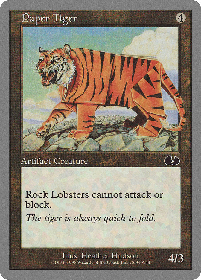 Paper Tiger [Unglued] | Card Merchant Takapuna