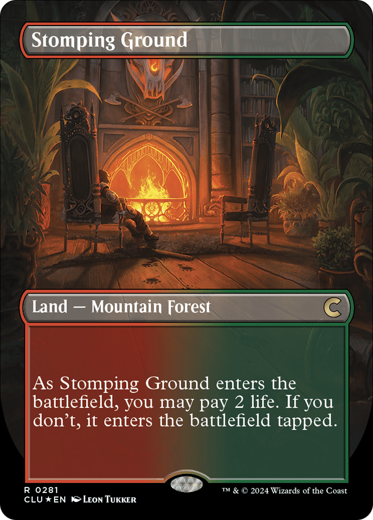 Stomping Ground (Borderless) [Ravnica: Clue Edition] | Card Merchant Takapuna