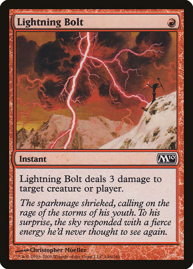 Lightning Bolt [Magic 2010] | Card Merchant Takapuna